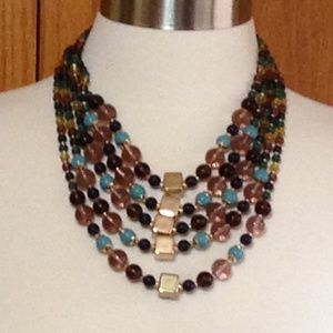 TALBOTS - Bead Statement Necklace - Never Worn